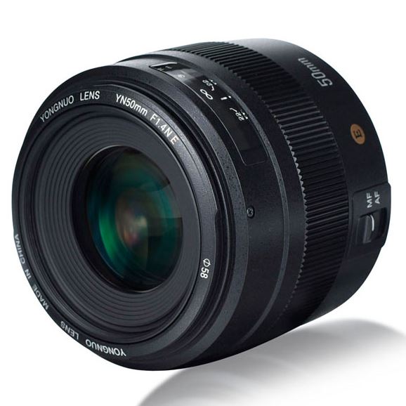 Yongnuo выпускает 50mm F1.4 для Nikon