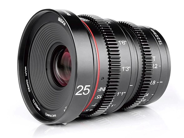 Кинообъектив Meike 25mm T2.2 для MFT