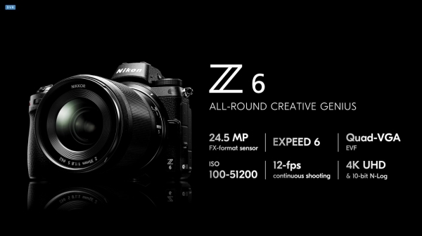 Первые данные с презентации системы Nikon Z